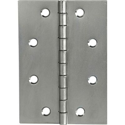 Schachermayer, Scharnier, Scharnier DIN 7954 B halbbreit 100 x 72 mm, Edelstahl Schachermayer, Scharnier, Scharnier DIN 7954 B halbbreit 100 x 72 mm, Edelstahl