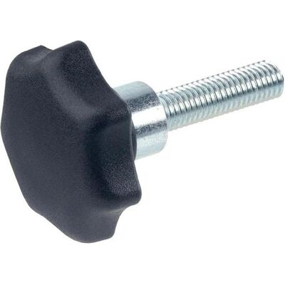 Ganter, Schrauben, Sterngriff GN 6336.4 Sterngriffschraube Kunststoff d1 32 mm d2 M 6 mm l25 mm (25 Schrauben pro Stück) Ganter, Schrauben, Sterngriff GN 6336.4 Sterngriffschraube Kunststoff d1 32 mm d2 M 6 mm l25 mm (25 Schrauben pro Stück)