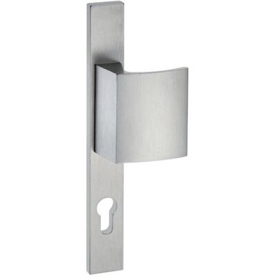 EDI, Türgriff + Türgarnitur, Profiltürgarnitur PAN 1200/K9/9203 Aluminium F1 PZ für Türstärke 68-75 mm (Türgriff) EDI, Türgriff + Türgarnitur, Profiltürgarnitur PAN 1200/K9/9203 Aluminium F1 PZ für Türstärke 68-75 mm (Türgriff)