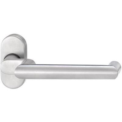 EDI - Edelstahl Türgriff - 1133/2033 - Oval, 8mm, Gebogen - Türbeschlag EDI - Edelstahl Türgriff - 1133/2033 - Oval, 8mm, Gebogen - Türbeschlag