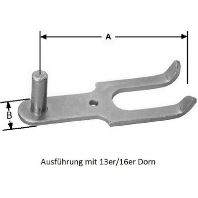 Magni, Kabelverbindung, Einmauer-Haken 1/2Stein D16mm hell verz. Magni, Kabelverbindung, Einmauer-Haken 1/2Stein D16mm hell verz.