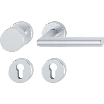 Hoppe Amsterdam Aluminium-Rosetten-Wechsel-Garnitur - Türgarnitur Hoppe Amsterdam Aluminium-Rosetten-Wechsel-Garnitur - Türgarnitur