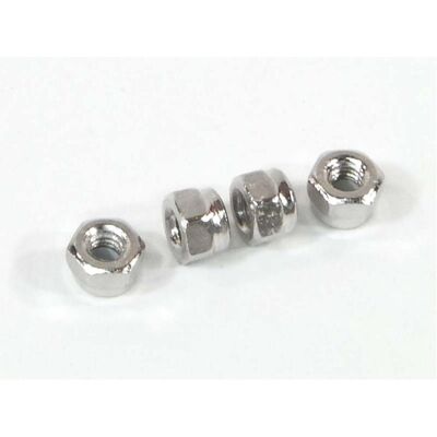 HPI, Muttern + Unterlegscheiben, Nylon M2.6 (silber/4st) (savage 21) HPI, Muttern + Unterlegscheiben, Nylon M2.6 (silber/4st) (savage 21)