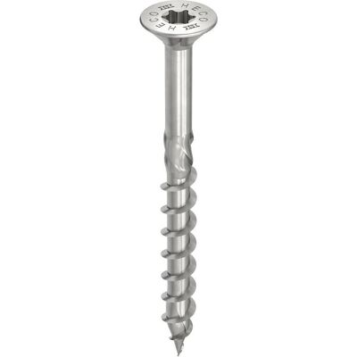 Heco Schrauben - Tornillo HECO-Topix-Plus - Ø5x90mm - Kopf mit Senkungen - Teilgewinde - T20 - 200 Stück Heco Schrauben - Tornillo HECO-Topix-Plus - Ø5x90mm - Kopf mit Senkungen - Teilgewinde - T20 - 200 Stück
