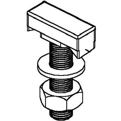 Niedax, Schrauben, NIE HK510/50 Hakenkopfschraube M10 L50mm blaupassiviert DIN 50 961 Niedax, Schrauben, NIE HK510/50 Hakenkopfschraube M10 L50mm blaupassiviert DIN 50 961