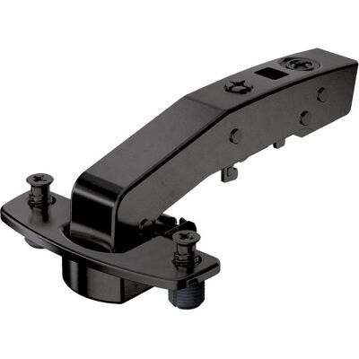 Hettich, Möbelscharnier, Sensys Winkelscharnier W90 mit Dämpfung 8639i W90 schwarz, einl. 95°TH58 Hettich, Möbelscharnier, Sensys Winkelscharnier W90 mit Dämpfung 8639i W90 schwarz, einl. 95°TH58
