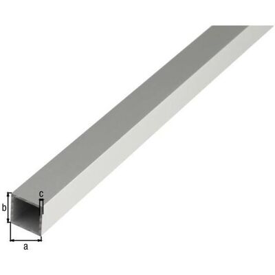 Magni, Profil + Stange, Alberts 473525 Vierkantrohr Aluminium, silberfarbig eloxiert 1000 x 15 x 15 mm Magni, Profil + Stange, Alberts 473525 Vierkantrohr Aluminium, silberfarbig eloxiert 1000 x 15 x 15 mm