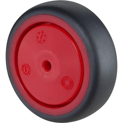 BS Rollen, Möbelrollen, Gummirad A85.F003 Rad Ø 75 grau,Achs Ø 6, 60kg BS Rollen, Möbelrollen, Gummirad A85.F003 Rad Ø 75 grau,Achs Ø 6, 60kg