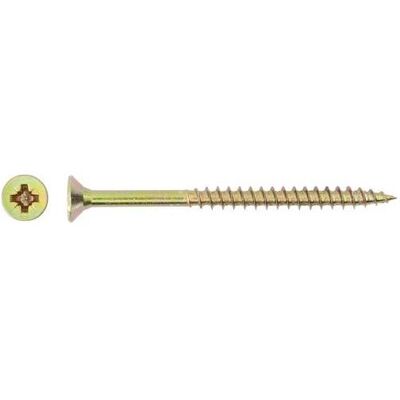 Dübel, CHIPBOARD SCREW 6.0X80/48 YLW ZP10PCS G2 (10 Stk.) Dübel, CHIPBOARD SCREW 6.0X80/48 YLW ZP10PCS G2 (10 Stk.)