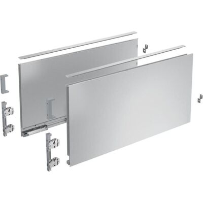 Hettich, Schubladenauszüge, Zargen-Set AvanTech YOU Höhe 251 mm, silber Hettich, Schubladenauszüge, Zargen-Set AvanTech YOU Höhe 251 mm, silber