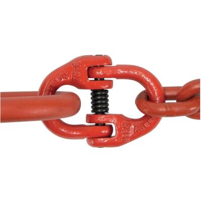 Pösamo, Kette, Verbindungsglied GKL. 8 NG 8-8 2,0 t Stahl rot 1 Stck Pösamo, Kette, Verbindungsglied GKL. 8 NG 8-8 2,0 t Stahl rot 1 Stck