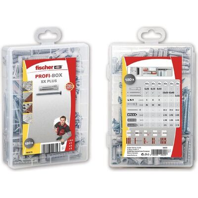 Fischer, Dübel, Dübel und Schrauben Dübel und Schrauben 90 Stücke (90 Stk.) Fischer, Dübel, Dübel und Schrauben Dübel und Schrauben 90 Stücke (90 Stk.)