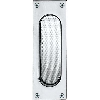 Marchesi, Möbelgriff, Schiebetürmuschel eckig, 40 x 120 mm, Edelstahl matt Marchesi, Möbelgriff, Schiebetürmuschel eckig, 40 x 120 mm, Edelstahl matt