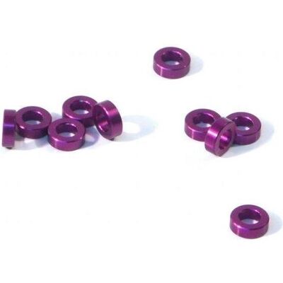 HPI, Muttern + Unterlegscheiben, ALUMINIUMSCHEIBE 3x6x2,0mm (LILA 10 ST. HPI, Muttern + Unterlegscheiben, ALUMINIUMSCHEIBE 3x6x2,0mm (LILA 10 ST.