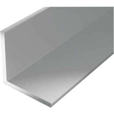 Alberts, Profil + Stange, Winkelprofil, gleichschenkelig, ungelocht, L1000x B25x H25x S1,5mm, Aluminium F1 Alberts, Profil + Stange, Winkelprofil, gleichschenkelig, ungelocht, L1000x B25x H25x S1,5mm, Aluminium F1