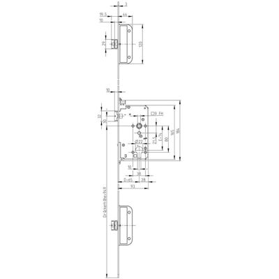 G-U, Türschloss + Schliesszylinder, Panikschlösser GU SECURY-Automatic 2116 (Profilzylinder) G-U, Türschloss + Schliesszylinder, Panikschlösser GU SECURY-Automatic 2116 (Profilzylinder)