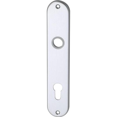 Brialma, Türgriff + Türgarnitur, Langschild SCH-Line U-Form, PZ 88, silber eloxiert (Türschildgarnitur) Brialma, Türgriff + Türgarnitur, Langschild SCH-Line U-Form, PZ 88, silber eloxiert (Türschildgarnitur)
