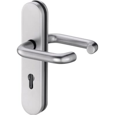 EDI, Türgriff + Türgarnitur, Schutzgarnitur Logo 8753/7203 Edelstahl EST 72 mm 35-45 mm (Türgriff) EDI, Türgriff + Türgarnitur, Schutzgarnitur Logo 8753/7203 Edelstahl EST 72 mm 35-45 mm (Türgriff)