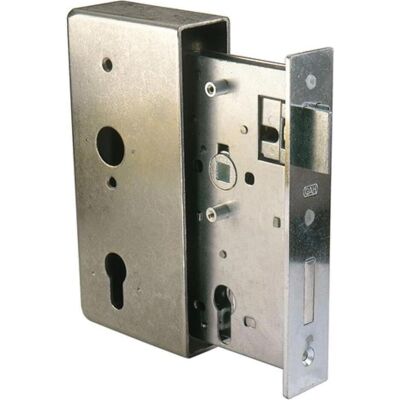 GAH, Türschloss + Schliesszylinder, Schlosskasten DIN links / rechts Mass A185xB90xC55xE30 mm Dornmass 55 mm (Einsteckschloss) GAH, Türschloss + Schliesszylinder, Schlosskasten DIN links / rechts Mass A185xB90xC55xE30 mm Dornmass 55 mm (Einsteckschloss)