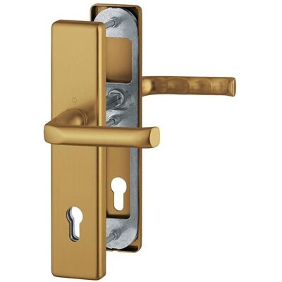 Hoppe, Türgriff + Türgarnitur, Schutzgarnitur London 113/2221/2210 Aluminium F4 92 mm 67-72 mm (Türgriff) Hoppe, Türgriff + Türgarnitur, Schutzgarnitur London 113/2221/2210 Aluminium F4 92 mm 67-72 mm (Türgriff)