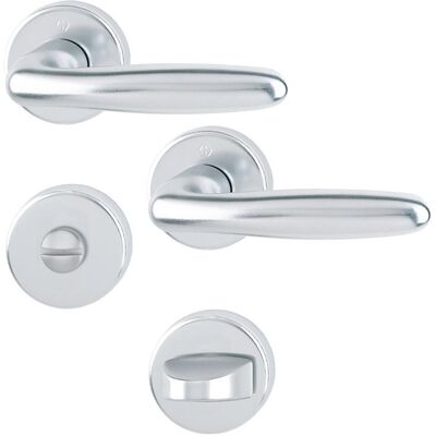 Hoppe, Türgriff + Türgarnitur, Rosettengarnitur Verona 1510 / 42KB/42KBS Aluminium F1 SK/OL DIN links / rechts D/D (Türgriff) Hoppe, Türgriff + Türgarnitur, Rosettengarnitur Verona 1510 / 42KB/42KBS Aluminium F1 SK/OL DIN links / rechts D/D (Türgriff)