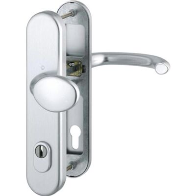 Hoppe Aluminium-Türschloss-Satz - Marseille Modell, reversibel, 92mm Hoppe Aluminium-Türschloss-Satz - Marseille Modell, reversibel, 92mm
