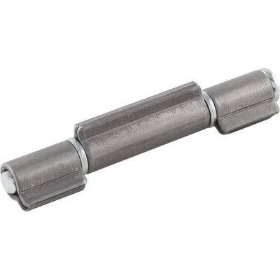 Ibfm, Zubehör Türbeschlag, Anschweissband 3-teilig I-Lappen 902, Bandh. 100 mm, ø 13 mm, Stahl blank Ibfm, Zubehör Türbeschlag, Anschweissband 3-teilig I-Lappen 902, Bandh. 100 mm, ø 13 mm, Stahl blank