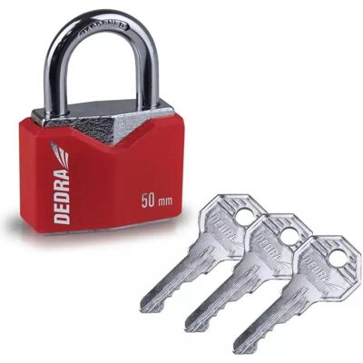 Dedra, Vorhängeschloss, Rhombus-Vorhängeschloss in 50-mm-Abdeckung, 11U112 Dedra, Vorhängeschloss, Rhombus-Vorhängeschloss in 50-mm-Abdeckung, 11U112