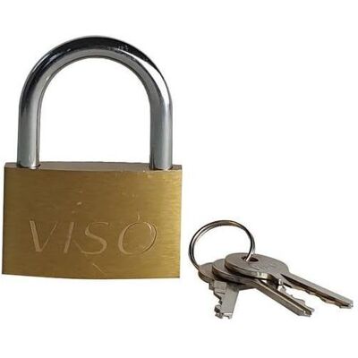 Viso, Vorhängeschloss, Vorhängeschloss 30 mm x 50 mm Vorhängeschloss Viso, Vorhängeschloss, Vorhängeschloss 30 mm x 50 mm Vorhängeschloss