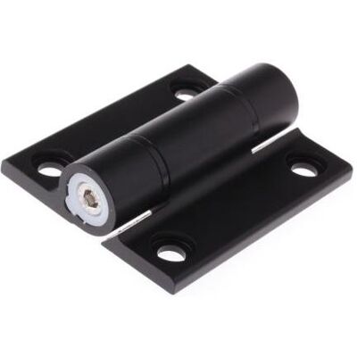 RS PRO, Scharnier, Reibungsschanier Schwarz 65x55x4,5mm RS PRO, Scharnier, Reibungsschanier Schwarz 65x55x4,5mm