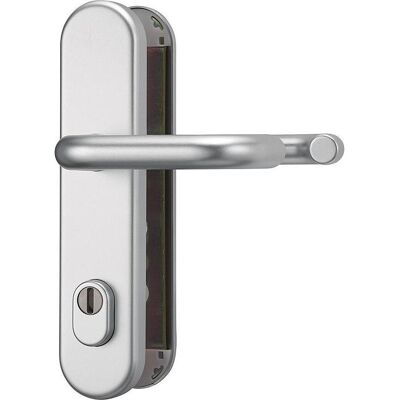 Abus, Türgriff + Türgarnitur, KLZS714 F1 FS FH-Türbeschlag DG, aluminium (Türgriff) Abus, Türgriff + Türgarnitur, KLZS714 F1 FS FH-Türbeschlag DG, aluminium (Türgriff)