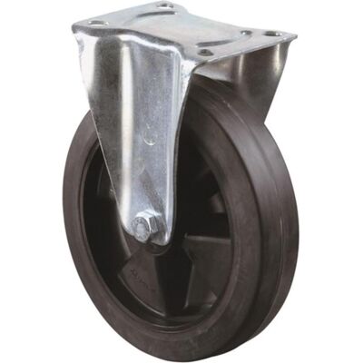 BS Rollen, Möbelrollen, Bockrolle Rad-Ø 100 mm Tragfähigkeit 140 kg Vollgummi Platte L104xB80 mm BS Rollen, Möbelrollen, Bockrolle Rad-Ø 100 mm Tragfähigkeit 140 kg Vollgummi Platte L104xB80 mm