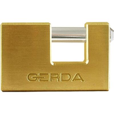 Gerda, Vorhängeschloss, BRASS 75mm Gerda, Vorhängeschloss, BRASS 75mm