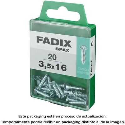 FADIX Schraube 3,5x16mm Stahl Blechschraube FADIX Schraube 3,5x16mm Stahl Blechschraube