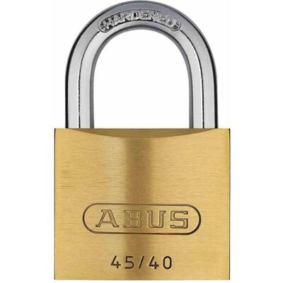 Abus, Vorhängeschloss, Vorhängeschloss 45/40 aus Messing - mit Präzisions-Stiftzylinder mit Pilzkopfstiften - 05098 - Abus, Vorhängeschloss, Vorhängeschloss 45/40 aus Messing - mit Präzisions-Stiftzylinder mit Pilzkopfstiften - 05098 -