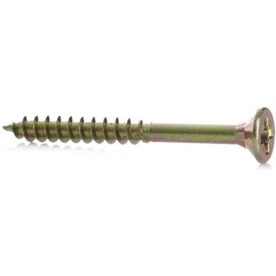 Haushalt, Dübel, CHIPBOARD SCREW 6.0X70/42 YLW ZP10PCS G2 (10 Stk.) Haushalt, Dübel, CHIPBOARD SCREW 6.0X70/42 YLW ZP10PCS G2 (10 Stk.)