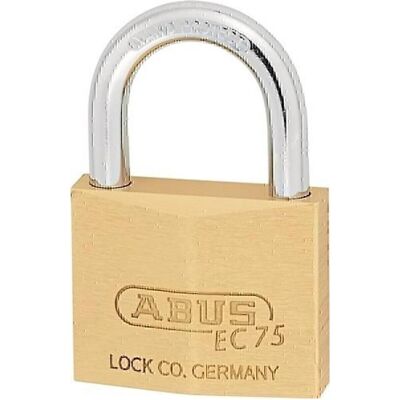 Abus, Vorhängeschloss, Zylindervorhangschloss 75/50 gl.-7561 Schlosskörper-B.50mm MS gl. Abus, Vorhängeschloss, Zylindervorhangschloss 75/50 gl.-7561 Schlosskörper-B.50mm MS gl.