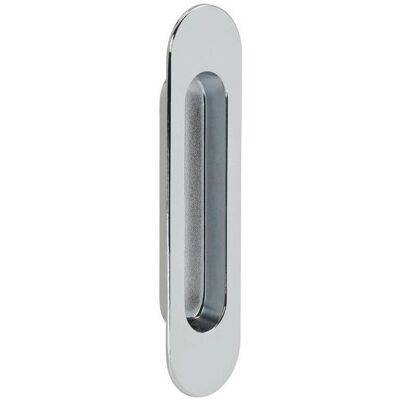 Estamp, Möbelgriff, Muschelgriff Zalya Breite 151 mm, Einlassmass 102 x 25 mm, ZN verchromt poliert Estamp, Möbelgriff, Muschelgriff Zalya Breite 151 mm, Einlassmass 102 x 25 mm, ZN verchromt poliert