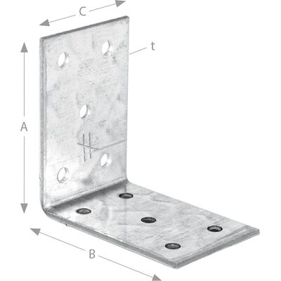 Simpson Sst, Holzverbinder, SIMPSON Winkelverbinder ANP 40x60x2.5x60mm feuerverzinkt ( ANP254660 ) (Winkelverbinder, 1 Stk.) Simpson Sst, Holzverbinder, SIMPSON Winkelverbinder ANP 40x60x2.5x60mm feuerverzinkt ( ANP254660 ) (Winkelverbinder, 1 Stk.)