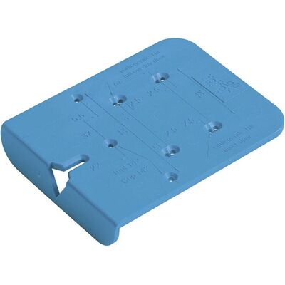 Hettich 45150 Blauer Jig Scharnierlochmarkierung - Scharnier & Kreuzplatte Hettich 45150 Blauer Jig Scharnierlochmarkierung - Scharnier & Kreuzplatte