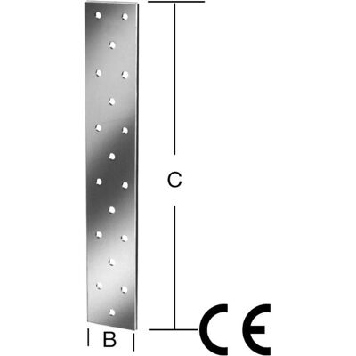 Vormann, Holzverbinder, Streifen-Flachverbinder (Flachverbinder, 25 Stk.) Vormann, Holzverbinder, Streifen-Flachverbinder (Flachverbinder, 25 Stk.)