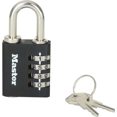 Master Lock, Vorhängeschloss, Zahlensschloss inkl. Notschlüssel 78x40x16mm Master Lock, Vorhängeschloss, Zahlensschloss inkl. Notschlüssel 78x40x16mm