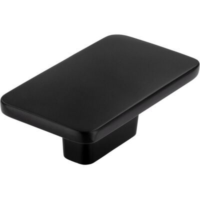Siro Modell - Schwarzer mattschwarzer Möbelknopf - 140x86 mm Siro Modell - Schwarzer mattschwarzer Möbelknopf - 140x86 mm