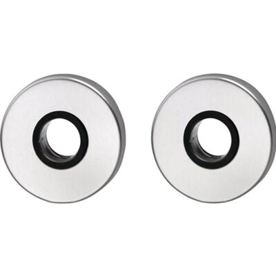 EDI, Türgriff + Türgarnitur, Drückerrosette 051 Edelstahl F00 Schildstärke 8 mm Drückerloch rund (Türrosette) EDI, Türgriff + Türgarnitur, Drückerrosette 051 Edelstahl F00 Schildstärke 8 mm Drückerloch rund (Türrosette)