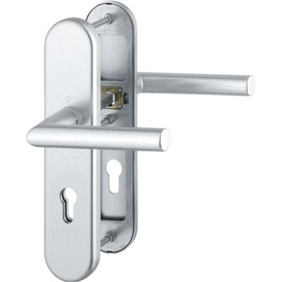 Hoppe, Türgriff + Türgarnitur, Schutzgarnitur Amsterdam 1400/3331/3310 Aluminium F1 72 mm 42-47 mm (Türgriff) Hoppe, Türgriff + Türgarnitur, Schutzgarnitur Amsterdam 1400/3331/3310 Aluminium F1 72 mm 42-47 mm (Türgriff)