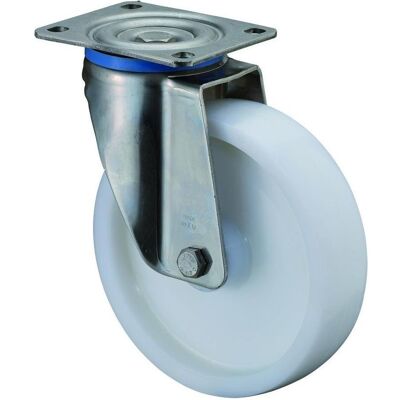 BS Rollen, Möbelrollen, Lenkrolle, HS100.B14,mit Platte,Ø 200,B 50mm,700kg,Kunststoff BS Rollen, Möbelrollen, Lenkrolle, HS100.B14,mit Platte,Ø 200,B 50mm,700kg,Kunststoff