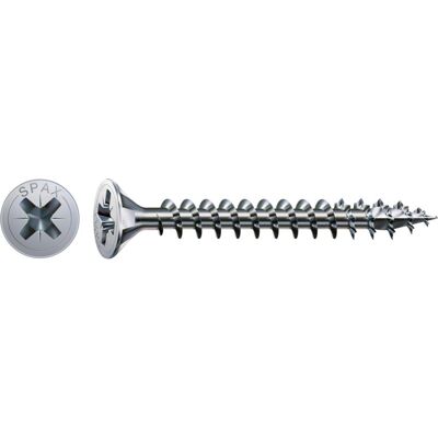 Spax, Schrauben, Senkmultikopf Kreuzschlitz Z2 Vollgewinde Wirox (200 Schrauben pro Stück, 4.5 x 25 mm) Spax, Schrauben, Senkmultikopf Kreuzschlitz Z2 Vollgewinde Wirox (200 Schrauben pro Stück, 4.5 x 25 mm)