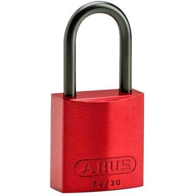 Brady, Vorhängeschloss, Kompaktes Aluminiumvorhängeschloss, Rot, 38 mm Bügelhöhe, Bügel aus Aluminium, Bügeldurchm... Brady, Vorhängeschloss, Kompaktes Aluminiumvorhängeschloss, Rot, 38 mm Bügelhöhe, Bügel aus Aluminium, Bügeldurchm...
