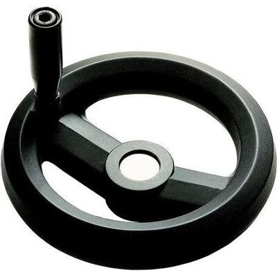 RS PRO, Zubehör Befestigungstechnik, Two spoke handwheel+revolving handle RS PRO, Zubehör Befestigungstechnik, Two spoke handwheel+revolving handle