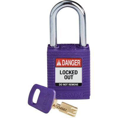 Brady, Vorhängeschloss, SafeKey Padlocks - Nylon Brady, Vorhängeschloss, SafeKey Padlocks - Nylon